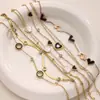 Pulsera con Colgante Geométrico de Corazón Irregular de Nuevo Estilo, Oro de 18 Quilates, No se Desvanece, Moderna, Versátil, Joyería de Alta Gama