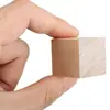 Cubo de Haya Personalizado Bloque de Madera DIY Pintura Rompecabezas Decorativo Producción Artesanal Cuadrado de Bloque de Madera Artesanía Bloque de Madera