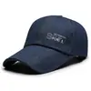 Gorra Hombres Gorra de Béisbol Exterior a Prueba de Polvo Gorra de Trabajo Visera Larga Sombrero para el Sol Mezclilla Todas las Estaciones Gorra Pico de Pato