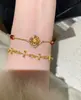 2025 Nuevo Estilo Buchi Antiguo Medio Pulsera de Serpiente Espíritu Trébol de Cuatro Hojas Diseño de Nicho Retro Francés Sentido de Diseño Joyería de Moda