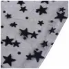 Malla Creativa Malla de Gasa con Estrellas Vestido de Novia Malla Americana Estrella de Cinco Puntas Malla Flocada Velo de Gasa Encaje