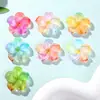 Flores da Primavera Desabrocham, Plumeria de Resina Estilo Antigo Spray-Pintada Multicolorida DIY Grampo de Cabelo Acessório de Cabelo Acessório de Flor Decoração de Capa de Celular