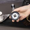 Moedor de Café Manual de Manivela Atacadista com Recipiente de Vidro Visível para Pó, Pequeno Moedor Portátil Doméstico para Grãos de Café