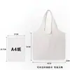 Bolsa de Lona Lisa de Color Sólido para Hombres y Mujeres, Adecuada para Estudiantes para Llevar Libros, con Logo Personalizable, Mochila, Bolso de Mano Promocional