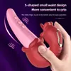 Vibrador de Língua Medusa, Vibrador de Língua para Masturbação, Estimulação Clitoriana, Provocação do Ponto G, Produto Sexual de Maré Instantânea
