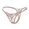 Precio de Fábrica Suministro al por Mayor Talla Europea Sexy Talla Única para Todos Encaje Lazo Hebilla Ajustable Cómodo Tangas para Mujer 2207