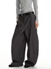 Pantalones de Rayas con Diseño Retro Americano Estilo Old Money, Caída Suelta para Hombres y Mujeres, Pantalones Casuales de Corte Recto Delgado que Adelgazan
