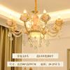 Fabricante Atacado Lustres Estilo Europeu Liga de Zinco Iluminação Sala de Estar Villa Moderno Simples Lâmpadas de Cristal Design Criativo