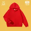 Sudadera de Algodón de Moda Transfronteriza de Amazon para Niños Mayores, Sudadera con Capucha de Color Sólido, Top Básico Holgado