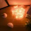 Luz Noturna Romântica de Pena Luminária de Mesa Luz de Atmosfera de Fundo para Sala de Transmissão ao Vivo Salão de Beleza Decoração de Quarto Cena de Aniversário