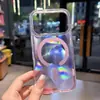 Funda de Teléfono Magnética con Gradiente de Neón Adecuada para Apple 17Promax Moderna 16 Antideslizante Anticaída 15 Fuerte Atracción Magnética 13