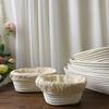 Atacado Vietnã Rattan Redondo Estilo Europeu Tigela Fermentada para Bolo Pão Cesta de Rattan Forma de Assar Rústica Palha Oval