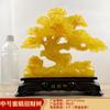 Yiwu nueva resina imitación jade azul hielo árbol de la fortuna decoración creativa para el hogar decoración de mueble de TV para el hogar regalo