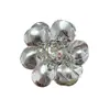 Popular Flor de Lentejuelas Tridimensional de 4 cm Accesorio Decorativo de Flor de Lentejuelas Hecha a Mano para Zuecos Accesorio Decorativo para Zapatos Hebilla