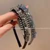 Exquisita Diadema Retro Estilo Coreano con Dientes, Antideslizante, de Gama Alta, Versátil Pasador Diadema para Salir y Lavarse la Cara, Accesorios para el Cabello para Mujeres