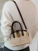 Bolso de diseño único para mujer, colección otoño 2026, bolso de hombro minimalista y relajado estilo coreano, bolso cruzado de color liso a la moda