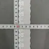 Tela de Rayón con Encaje Perforado Bordado Ropa Lencería de Encaje Ropa Infantil Accesorios de Encaje Se Puede Teñir