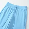 Venta al por mayor de ropa para mujer estilo europeo y americano transfronteriza 2026 otoño nuevo pantalones deportivos casuales retro americanos de cintura elástica de pierna recta
