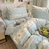 2026 Nuevo Juego de Cuatro Piezas Estudiante Dormitorio Individual Habitación Lavable Lavable a Máquina Suave Cómodo Simple Estilo Ins