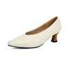 Elegantes Zapatos Mary Jane Versátiles de Boca Baja Estilo Francés, Planos Tejidos para Primavera y Otoño, Tallas Grandes 40-45, Zapatos de Exportación