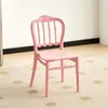 Cadeira de lazer simples personalizada para crianças, cadeira de atividade para jardim de infância com encosto, cadeira de jantar empilhável multicolorida para jardim de infância