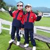 Uniforme escolar primario conjunto 2022 ropa nueva de cargo ropa de clase para niños jardín de infantes Ropa de jardín conjunto de tres piezas otoño e invierno