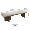 Conjunto de mesa de chá e cadeiras de madeira maciça estilo wabi-sabi mesa de chá de painel grande minimalista moderna mesa de centro para sala de estar italiana extremamente simples mesa de centro para varanda