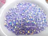Broca Satélite de Agujero Único 8mm Broca de Vidrio de Cristal Platillo Volador Color Mágico Electroplateado Accesorios de Ropa con Cuentas DIY