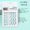 Pegatinas Faciales Transfronterizas Serie 08 en Stock, Pegatinas para Maquillaje de Ojos, Pegatinas de Ojos de Diamante, Pegatinas para Cejas, Accesorios de Perlas, Arte de Uñas DIY para Niños