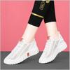 Zapatos de Malla para Mujer Verano 2022 Tenis Casuales Zapatos de Malla Transpirables Zapatos para Caminar Venta al por Mayor Cómodos Diseño Hueco