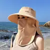 Sombrero de Protección Solar para Pesca para Hombres y Mujeres, Protección Completa para Cuello y Rostro, Sombrero de Sol para Ciclismo al Aire Libre, Sombrero de Pescador Transpirable Anti-UV