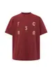 Camiseta Informal Holgada de Verano Nueva Colección Nanxia con Diseño de Estampado de Letras Americanas, Cuello Redondo y Mangas Cortas, Estilo Retro para Hombre