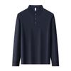 Polos de Manga Larga con Cuello Solapa para Primavera y Otoño, Ropa de Trabajo Personalizada, Ropa de Clase, Camisas Culturales, Camisas Publicitarias para Fiestas de Team Building