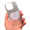 Diseño de lazo con forma de corazón morado, adecuado para iPhone 17 Pro Max y Apple 16 Pro, funda de teléfono con acabado mate, serie 17/16, a prueba de caídas