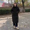 [En stock] abrigo acolchado de algodón para mujer invierno nuevo abrigo acolchado de algodón largo medio sobre la rodilla estilo coreano holgado engrosado abrigo acolchado de algodón
