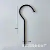 4.2mm Colgador de Ropa Gancho Redondo Gancho Redondo Electroplateado Cepillado Gancho para Tienda de Ropa Gancho Gancho Gancho Dorado