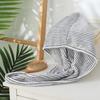 Touca de cabelo de fibra de carvão de bambu para secar o cabelo, touca de shampoo, absorvente, espessa, toalha para secar o cabelo, touca de banho, atacado