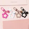 Estrella de Cinco Puntas Calada en Acrílico Hebilla de Puerta Colorida Llavero Colgante Fresco Pequeño Accesorios para Bolsos DIY Pequeños Regalos