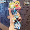Correa de Muñeca Auténtica de Crayon Shin-Chan, Llavero Colgante Acrílico de Páginas Desplegables, Encanto Creativo de Bolsa de Dibujos Animados