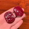 Pingentes de Areia Roxo-Dourada de Alto Teor com Símbolos do Zodíaco Chinês para Homens e Mulheres, Boa Sorte ao Seu Alcance, Pingentes de Cinábrio no Atacado