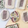 Novos Patches de Tecido Bordado de Algodão e Linho Estilo Coreano com Plantas e Flores para Roupas DIY, Acessórios de Cabelo, Acessórios de Bolsa/Acessórios de Broche