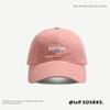 Sombrero para hombre y mujer 2023 nueva gorra de béisbol bordada con letras estilo coreano versátil que hace que la cara parezca pequeña de copa suave con visera pareja Moda