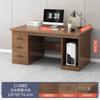 Escritorio de oficina, escritorio de computadora para el hogar, moderno y sencillo, con cajón, mesa y silla de oficina, escritorio combinado, mesa individual, banco de trabajo
