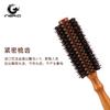 Peine rizador de cabello transfronterizo peine rodante con forma de onda grande salón de belleza especial rizador cilindro de madera cerdas de cerdo peine rizador de cabello