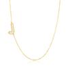 Collar de cobre con circonitas microincrustadas chapado en oro auténtico para mujer, cadena de clavícula, serie de letras mayúsculas personalizadas europeas y americanas