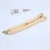 Accesorios para maniquíes de ropa, brazo mecánico de madera maciza, brazo femenino y masculino electroplateado, articulaciones móviles, prótesis de madera desmontable