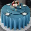 Toalha de Mesa Impermeável, à Prova de Óleo e Resistente a Manchas em PU para Hotéis, Capa Lavável para Mesa de Jantar, Conjunto de Mesa e Cadeiras para Restaurante, Toalha de Mesa Especial para Mesa Redonda Grande, Capa para Mesa Giratória