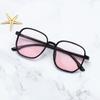 Nuevos Lentes Rubor Puro Shake Tono Pequeño Libro Rojo Explosiones Artefacto para Hacer Planos Atmósfera Combinable Gafas de Sol Adelgazantes para Cara Grande