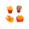 Nova Série de Embalagens Sabor Trigo Acessórios de Resina Cola Cremosa DIY Acessórios de Cabelo Presilhas de Cabelo Pingentes Capa de Celular Adesivos para Geladeira