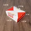 Caja para Llevar de Pollo Frito Estilo Coreano, Caja de Papel para Catering Comercial, Para Llevar Snacks, Alitas de Pollo Enteras, Filetes de Pollo, Caja de Embalaje para Nuggets de Pollo